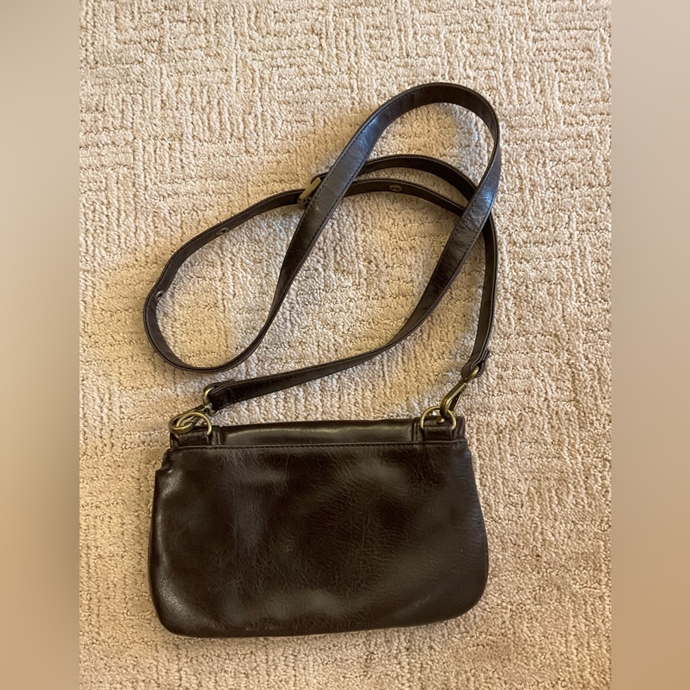 🤎⚡️ Matt & Nat Studded Brown Vegan Leather Crossbody Bag Purse Adj Strap EUC - Picture 3 of 11